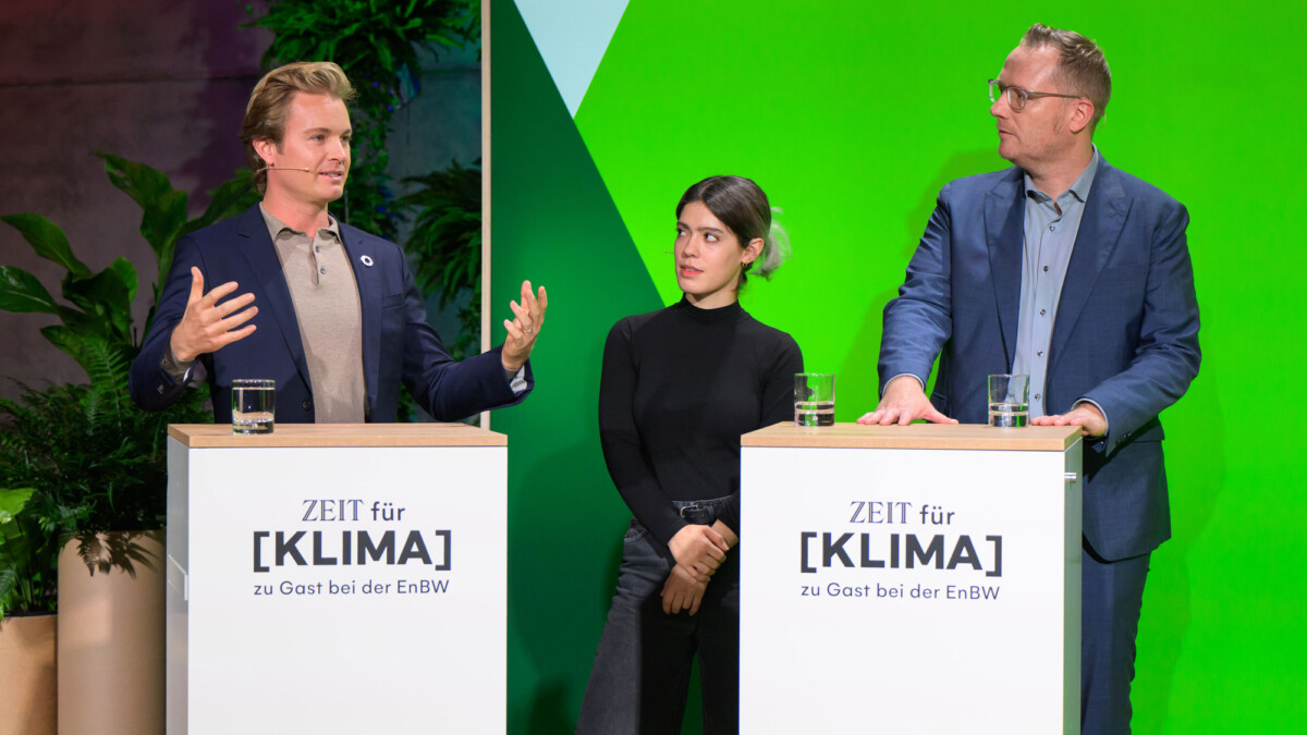 Nico Rosberg bei ZEIT für Klima